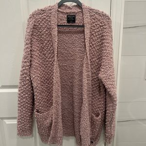 Pink Knit Cardigan